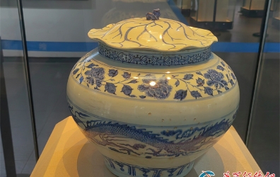 两岸媒体探访高安元青花博物馆