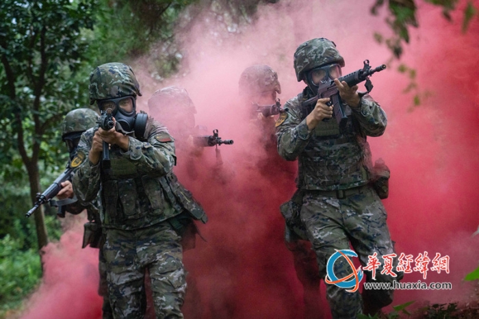 6.官兵们进行战斗搜索训练，提高班（组）协同能力。施晨洲 摄_副本